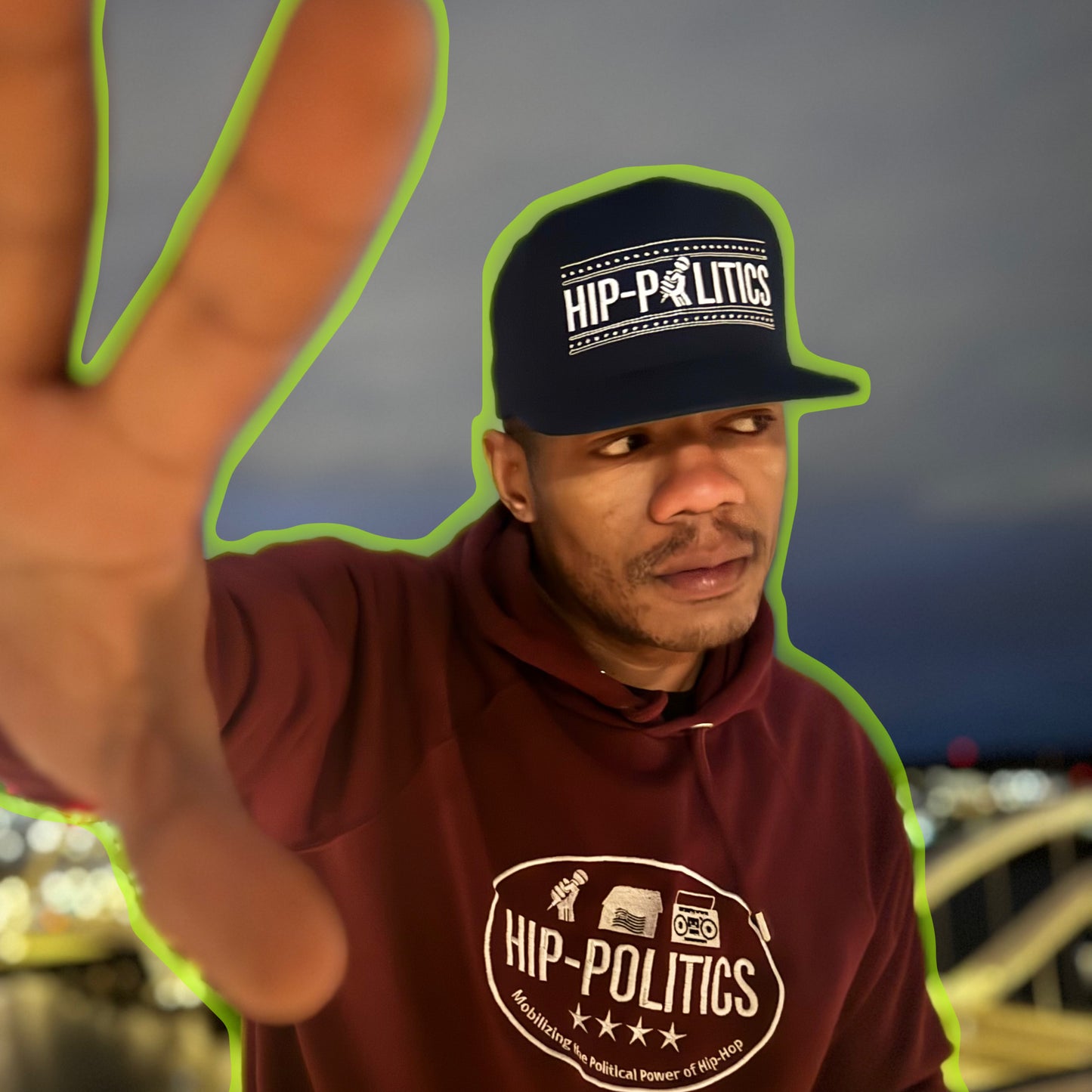 Classic Hip-Politics Logo Snapback