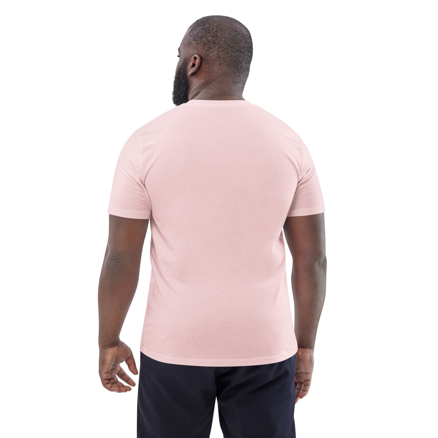 Unisex Summer Color Logo Organic Cotton Tee