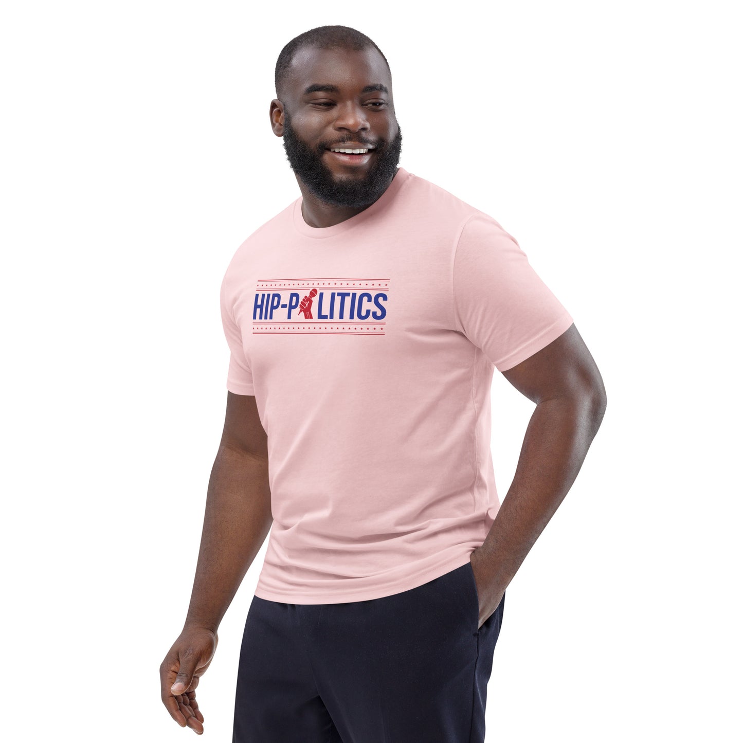 Unisex Summer Color Logo Organic Cotton Tee