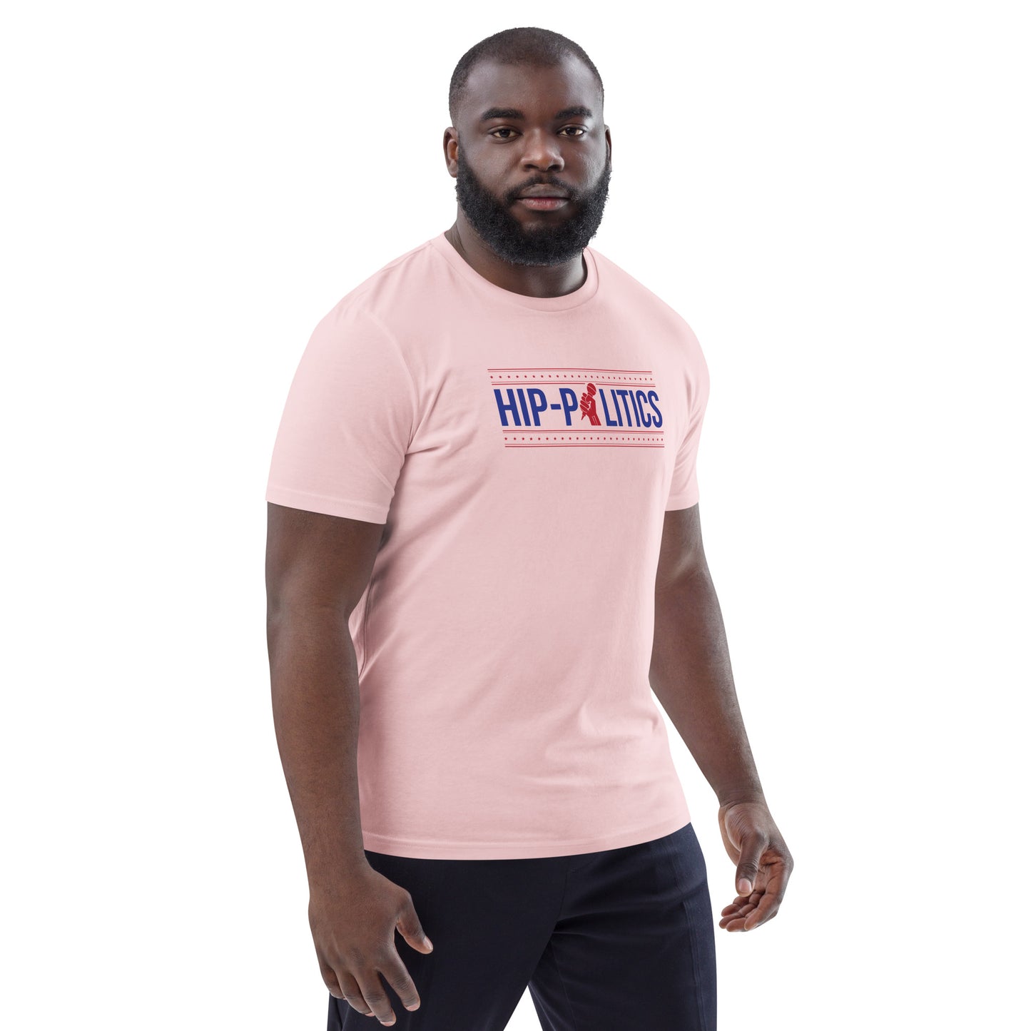 Unisex Summer Color Logo Organic Cotton Tee
