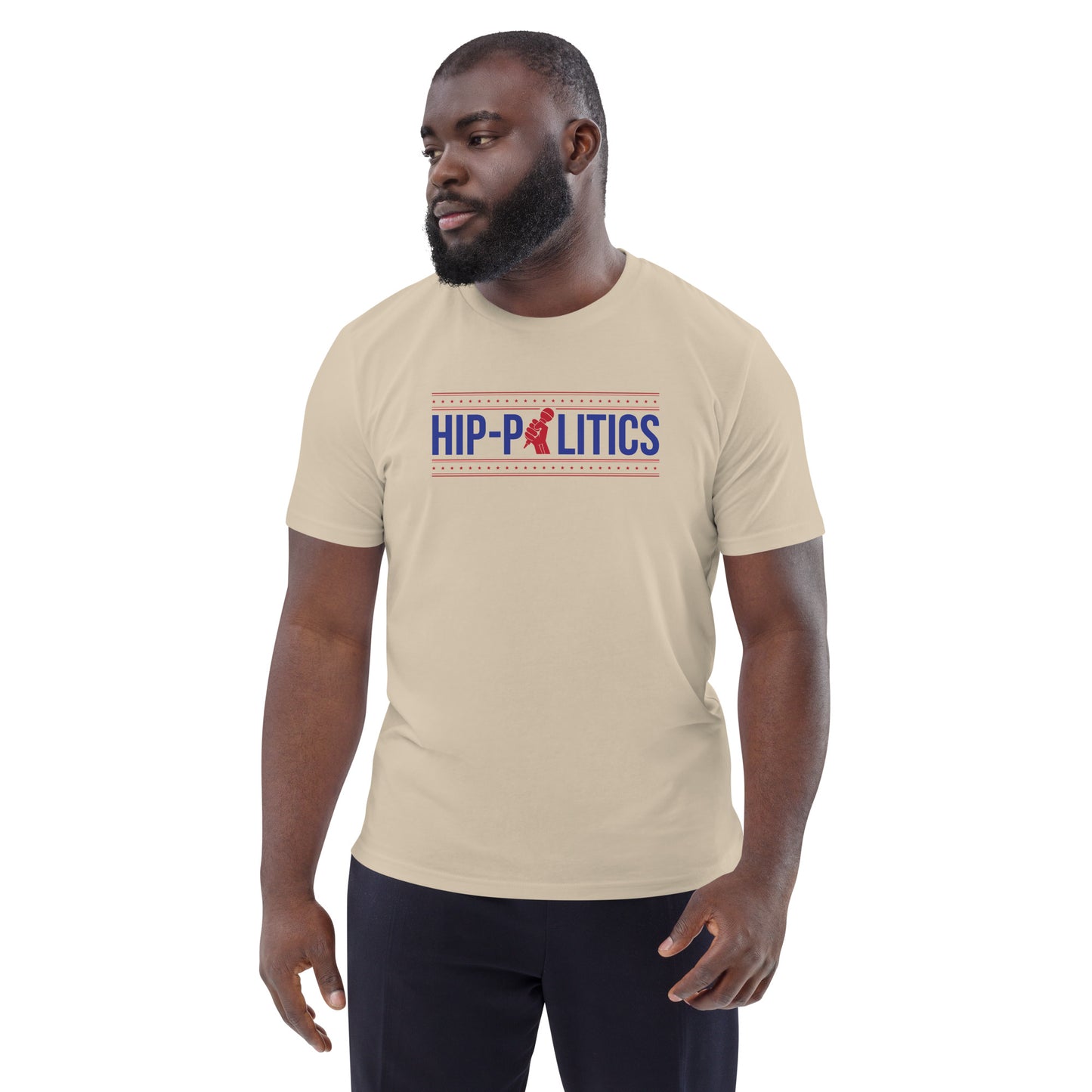 Unisex Summer Color Logo Organic Cotton Tee