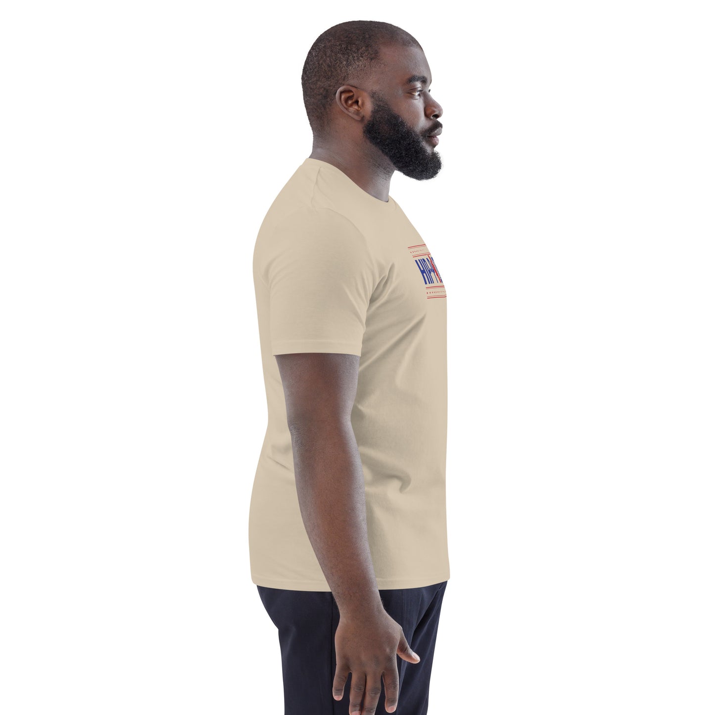 Unisex Summer Color Logo Organic Cotton Tee