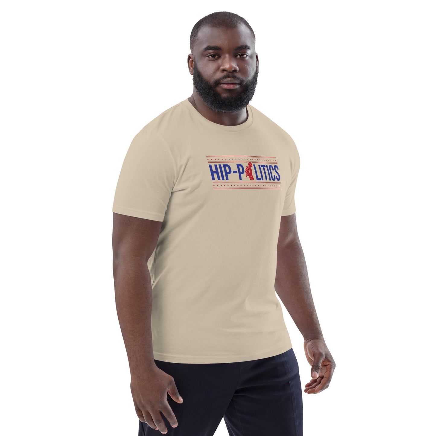 Unisex Summer Color Logo Organic Cotton Tee