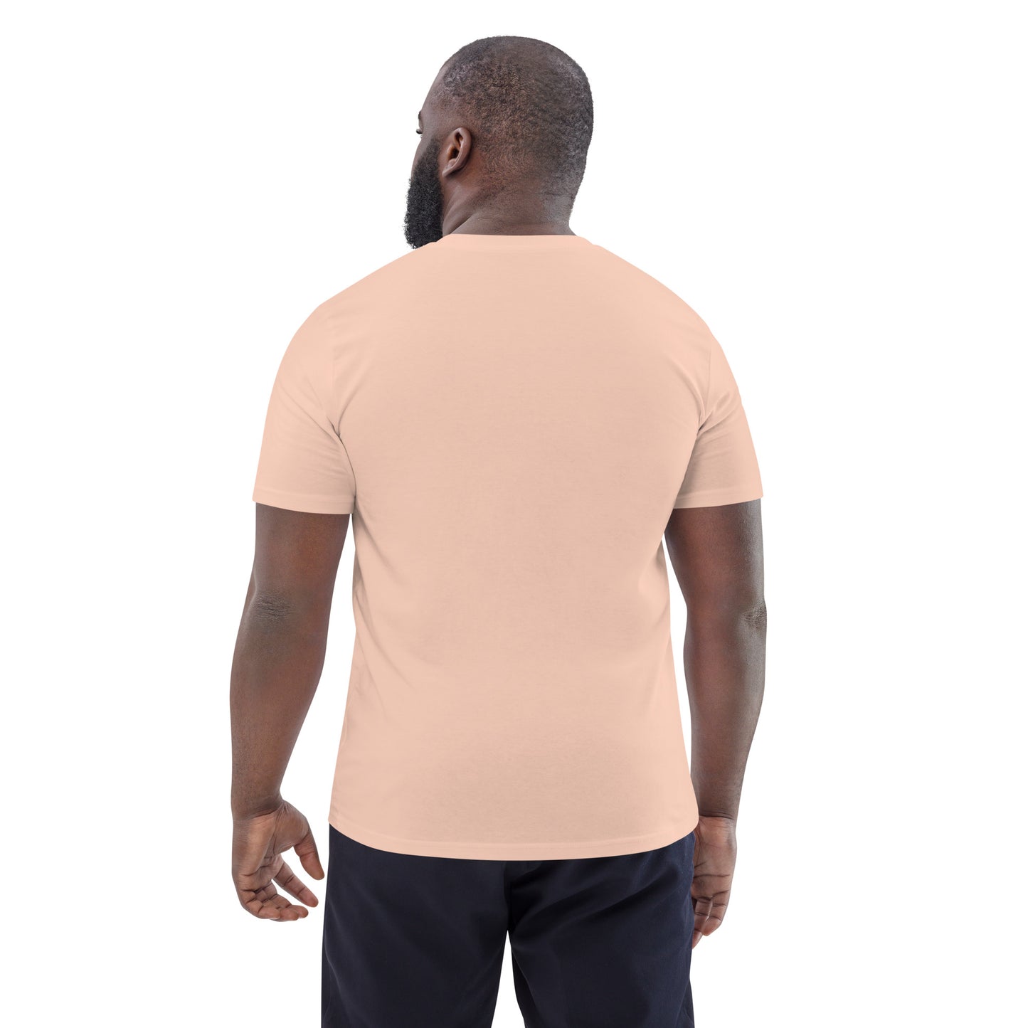 Unisex Summer Color Logo Organic Cotton Tee