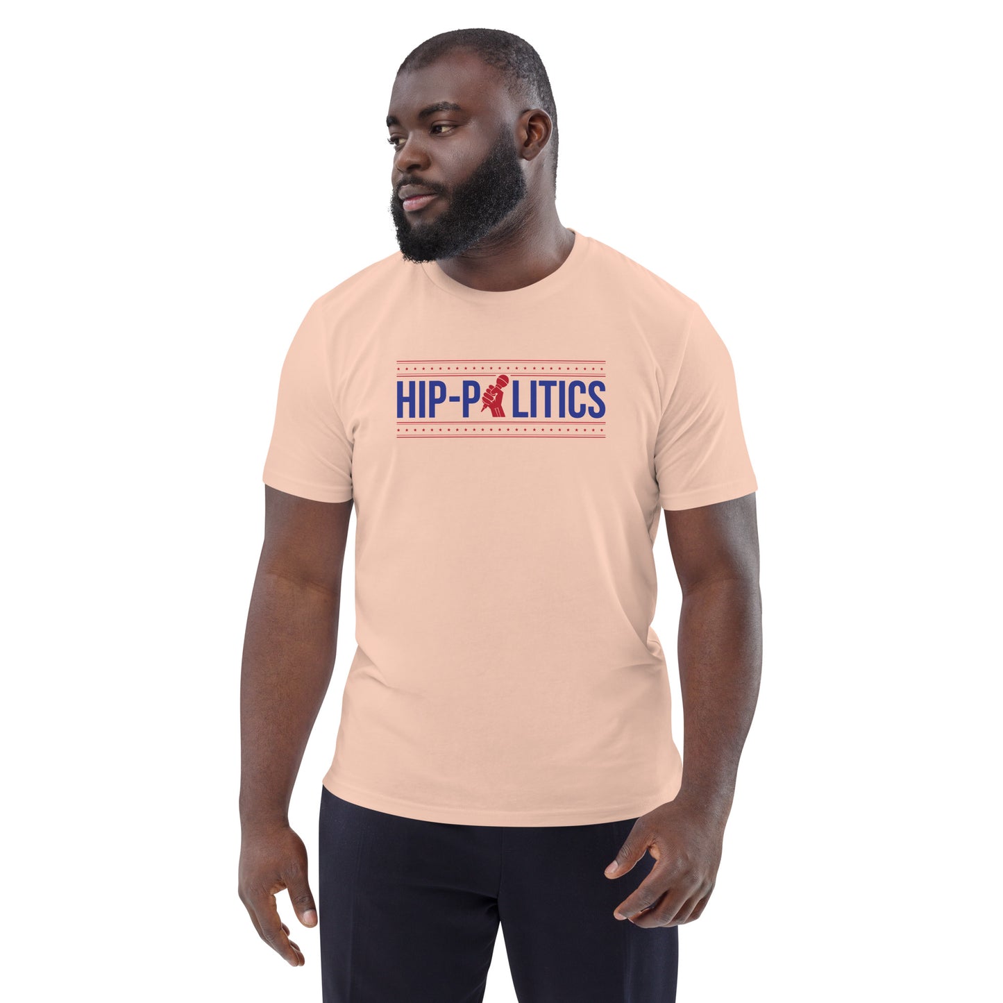 Unisex Summer Color Logo Organic Cotton Tee