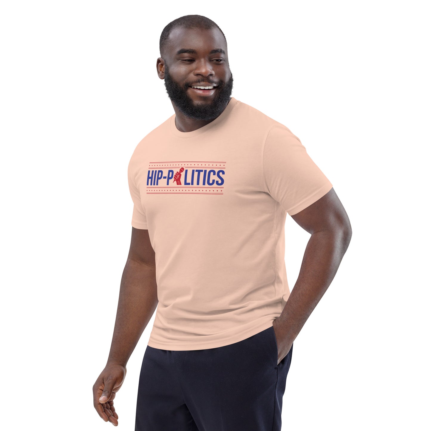 Unisex Summer Color Logo Organic Cotton Tee