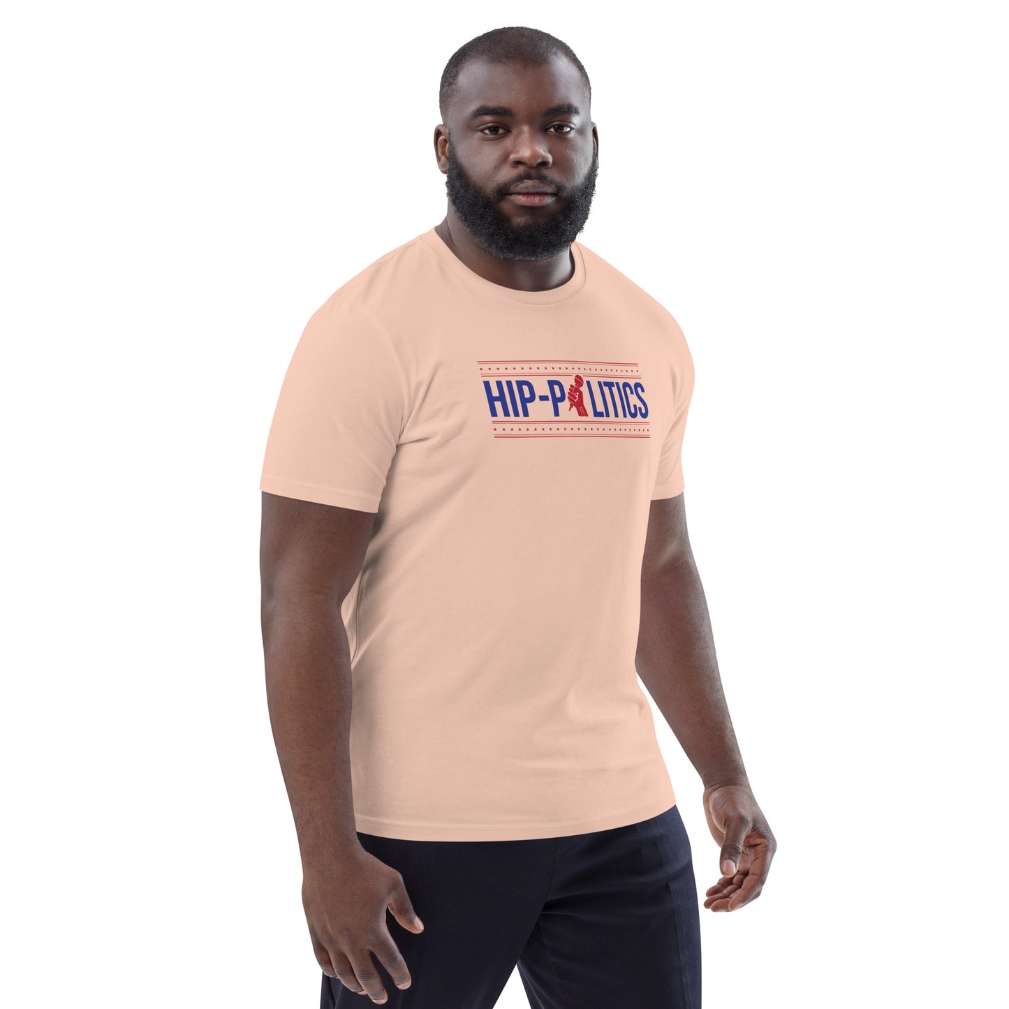 Unisex Summer Color Logo Organic Cotton Tee