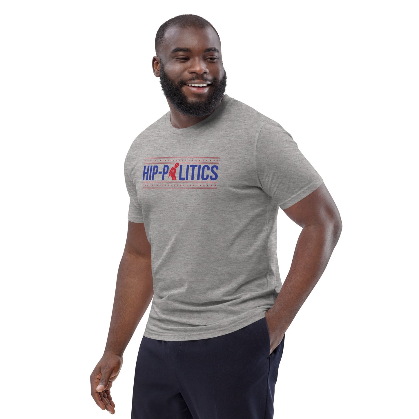 Unisex Summer Color Logo Organic Cotton Tee