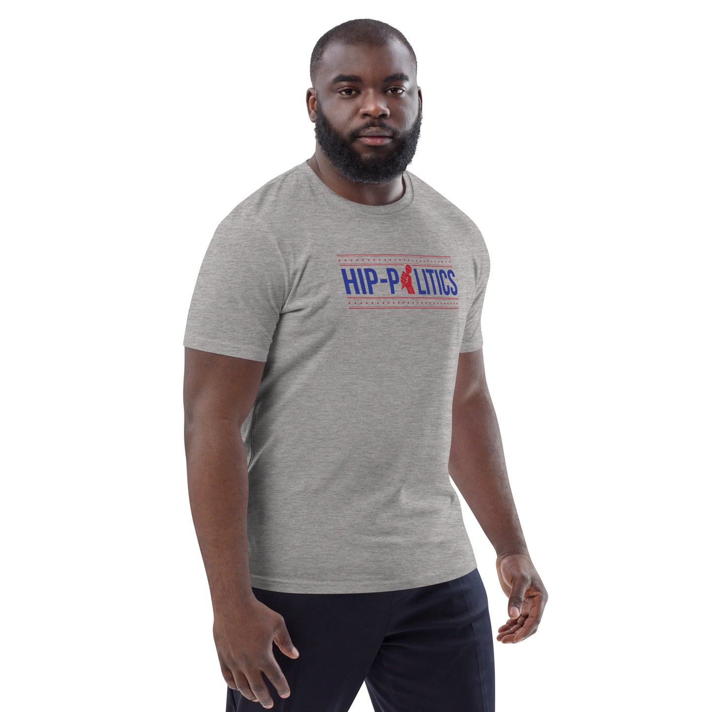 Unisex Summer Color Logo Organic Cotton Tee