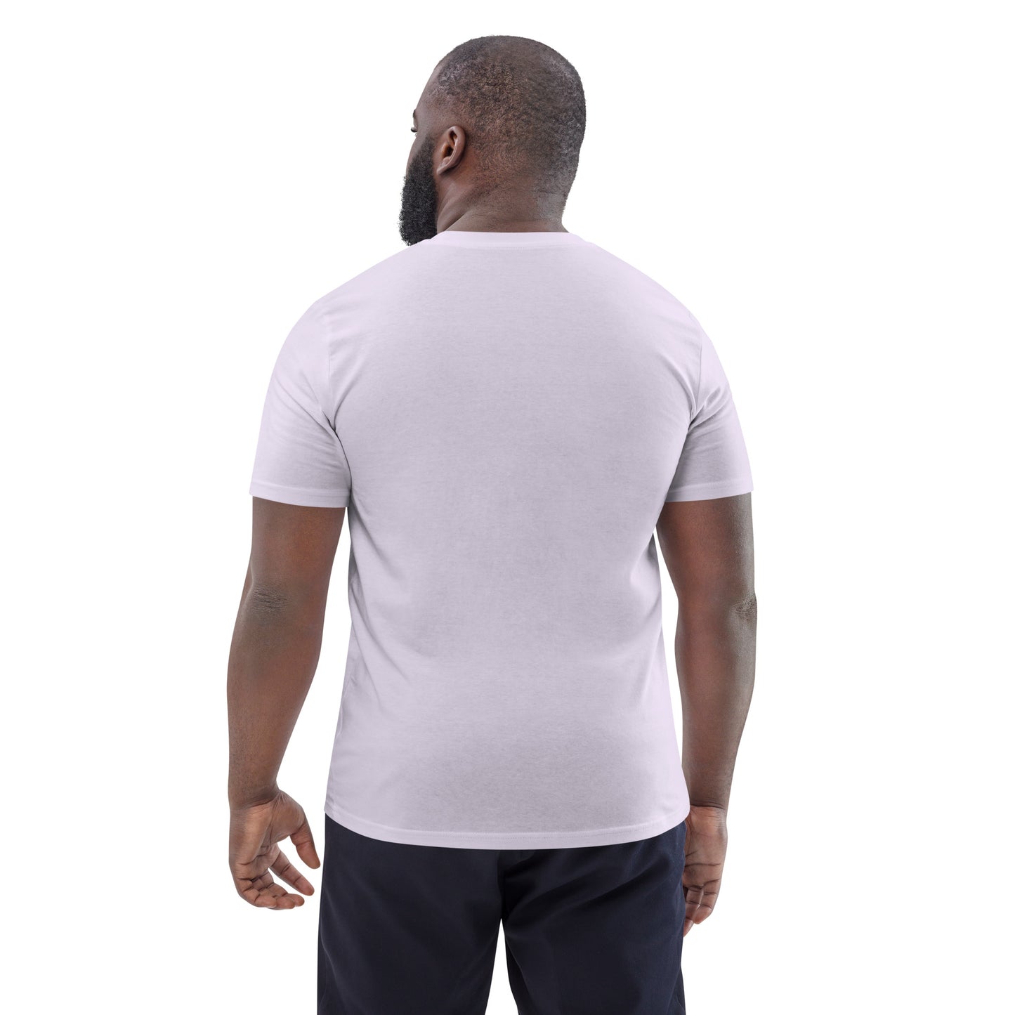 Unisex Summer Color Logo Organic Cotton Tee