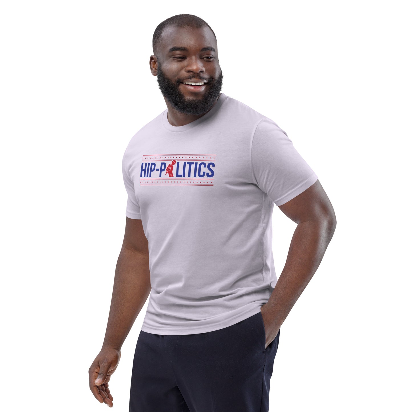 Unisex Summer Color Logo Organic Cotton Tee
