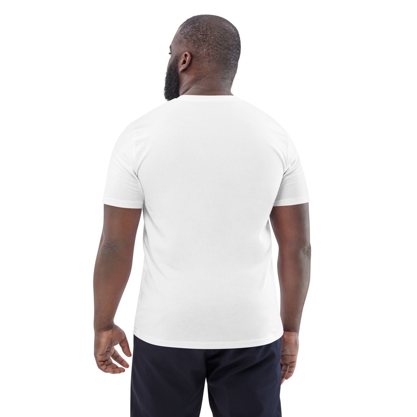 Unisex Summer Color Logo Organic Cotton Tee