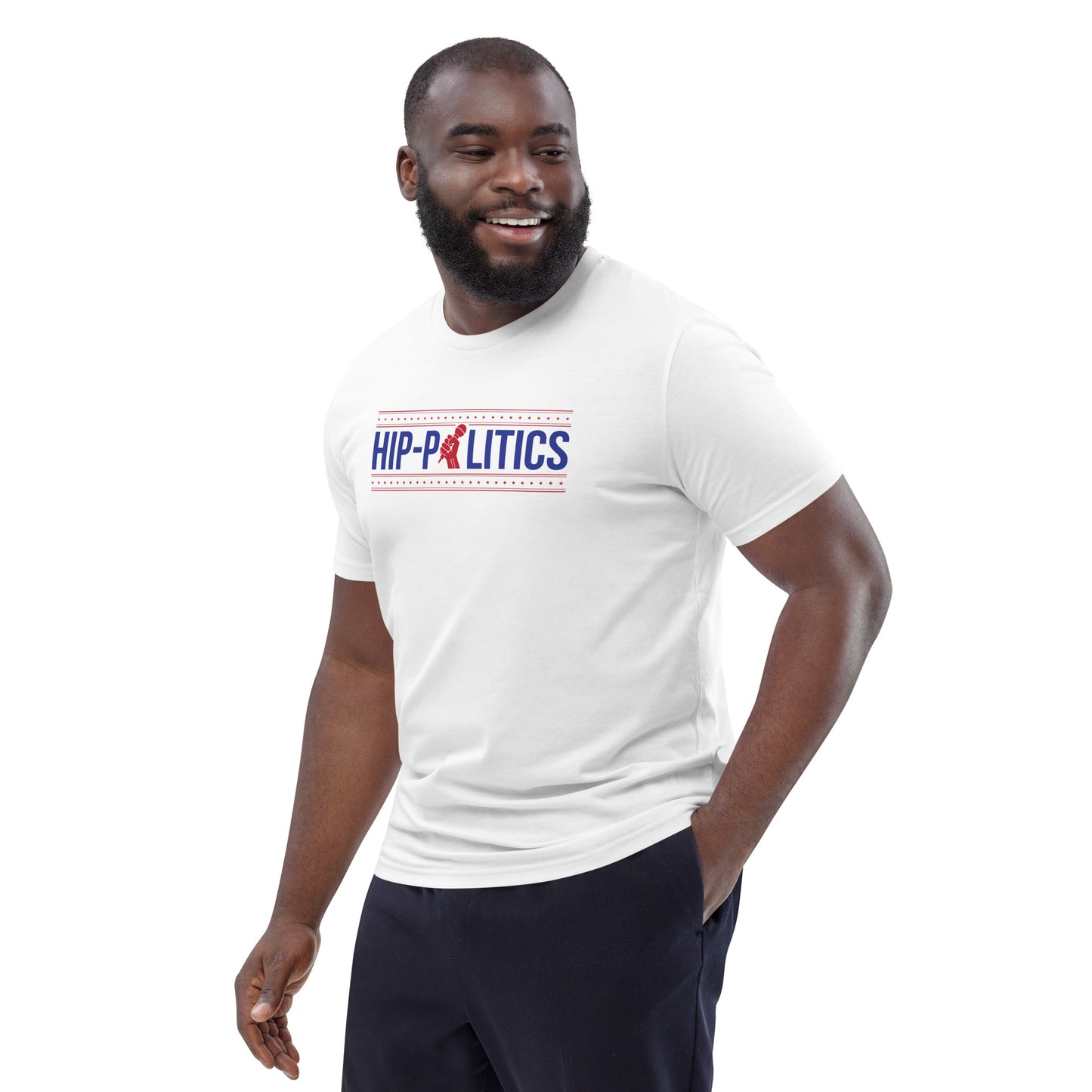 Unisex Summer Color Logo Organic Cotton Tee