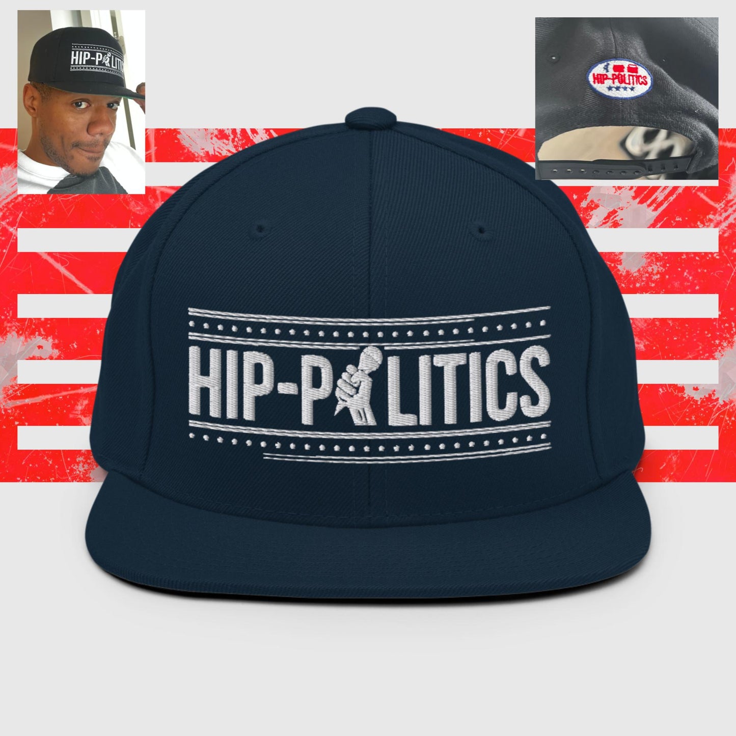 Classic Hip-Politics Logo Snapback